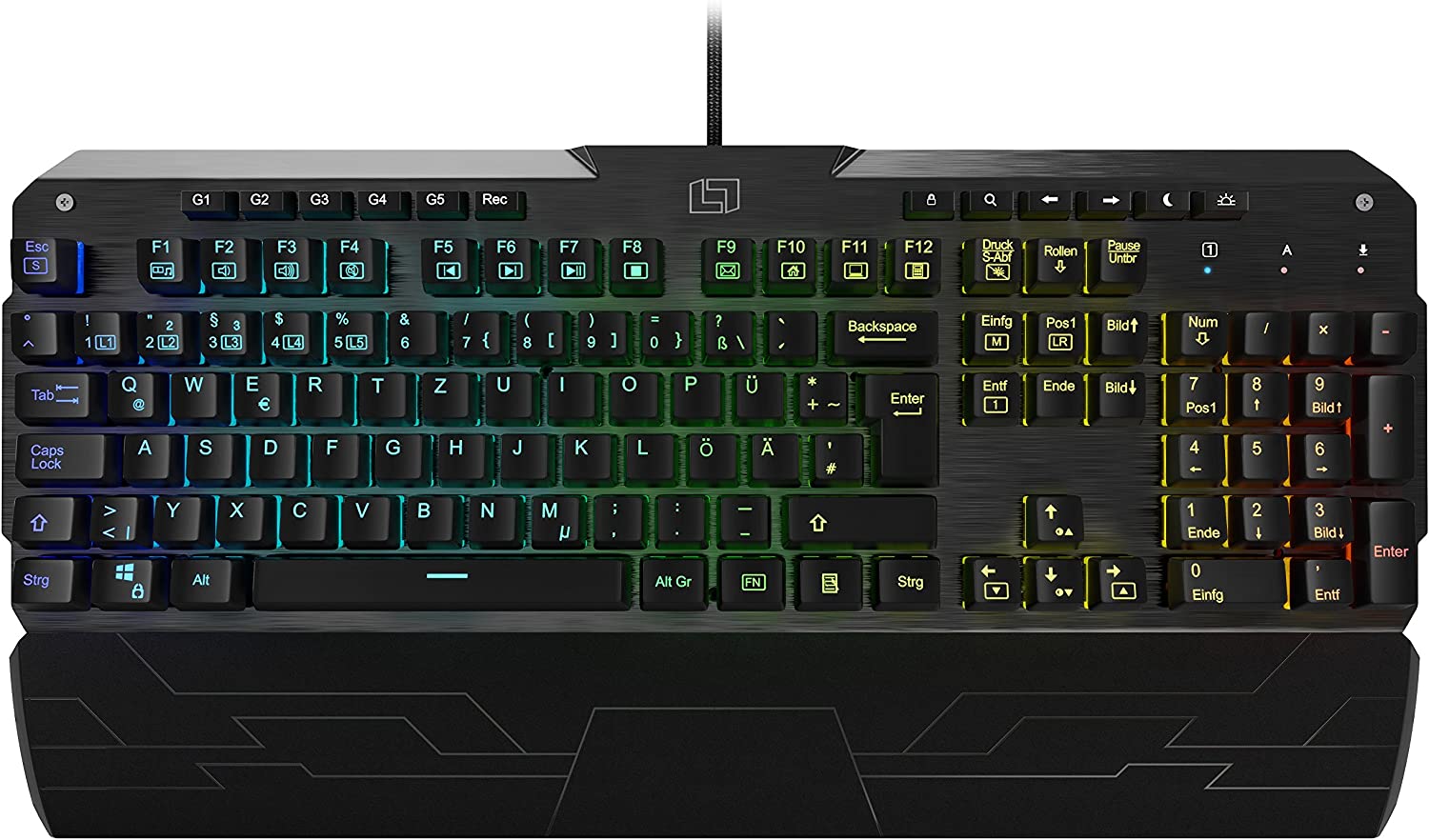 Lioncast LK300 RGB Aluminium Gaming Tastatur (mechanisches Keyboard)