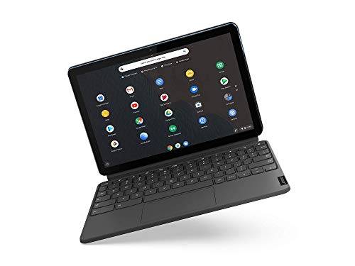 Lenovo IdeaPad Duet Chromebook (10,1 Zoll, 1920x1200, Full HD, IPS, Touch) Tablet-PC (Octa-Core, 4GB RAM, 64GB eMCP, ChromeOS) blau-grau