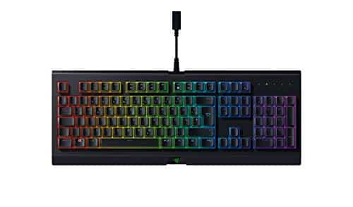 Razer Cynosa Chroma - Membrane Gaming Keyboard (Tastatur mit weich gefederten Tasten, voll programmierbar, Anti-Ghosting, 10-Tasten-Rollover, RGB Chroma Beleuchtung) DE-Layout