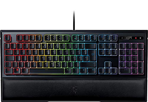 Razer Ornata Chroma - Mecha-Membrane Gaming Keyboard (Tastatur mit Mecha-Membranen Schaltern, Ergonomische Handballenablage, voll programmierbar, RGB Chroma Beleuchtung) DE-Layout