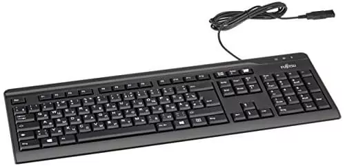 Fujitsu KB410 RU/DE Tastatur schwarz